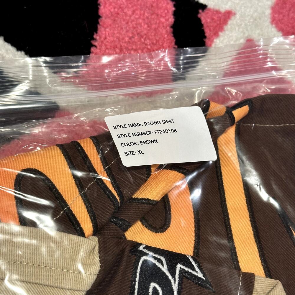 FTP Raceway Button Up Shirt (Tan) – Size XL – As Pictured - Picture 6 of 9